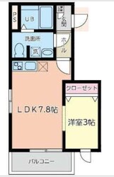 川内駅 徒歩21分 2階の物件間取画像